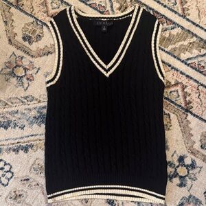Say What? Monochrome Knit Vest